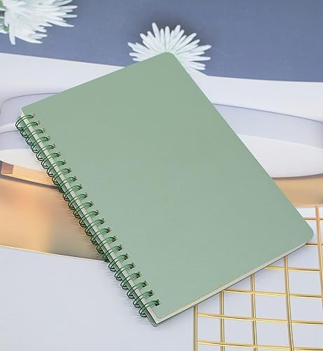 Cahier à spirale A5 papier ligné lot de 4 pièces pour bureau et école