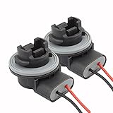 TOMALL 3156 T25 Sockets Female Adapter for Turn Signal/Reverse Light Bulbs Socket (Pack of 2)