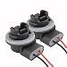 TOMALL 3156 T25 Sockets Female Adapter for Turn Signal/Reverse Light Bulbs Socket (Pack of 2)
