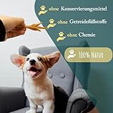 Getrocknete Hühnerfüße für Hunde | 1 kg | 100% Huhn | Kauartikel | Hundefutter | Leckerli von WuffSnacks