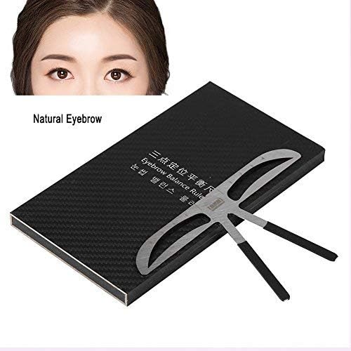 Eyebrow Stencil, Eyebrow Template Kit 3 Types Professional Eyebrow Shaping Template DIY Define Ruler Makeup Tool(Natural Eyebrow) - Image 3