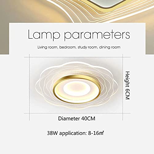Plafonnier LED moderne à intensité variable avec télécommande pour cuisine - 3