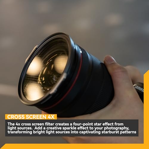 Image of NiSi JetMag Pro 82MAG Cross Screen 4X, Magnetic Starburst Filter