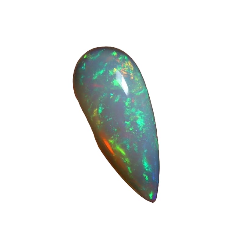 Opale éthiopienne naturelle 20,1mm cabochon fabrication bijoux OPAL-7469