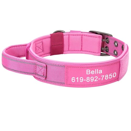 軍事戦術的なパーソナライズされた犬のキャンプトレーニング名電話番号グレイハウンドのコントロールハンドル付き首輪ドイツの羊飼いShiba Inu,a,l