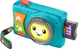Fisher-Price Baby & Toddler Toy Light-Up Camera Laugh & Learn Musical Learning Activity for Pretend Play Infant Ages 6+ Months