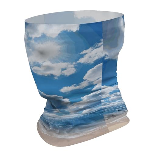 Máscara facial And White Cloud para clima frío, pasamontañas elástico tipo bufanda para cuello, a prueba de viento, banda para cabeza para hombre y mujer, para motocicleta, ciclismo, esquí y fiestas miniatura 3