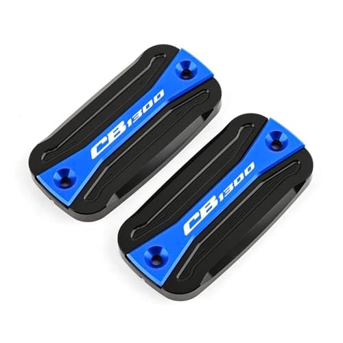Bouchon réservoir liquide de frein avant Honda CB1300 en aluminium CNC bleu