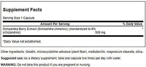 Schizandra Extract 500 mg