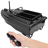 Fischfinder Futterboot, Ferngesteuertes Fischköder Köderboot, 500M Angeln RC Boot, mit Doppelmotor, 1,5 kg / 3,31 lb Belastung, 5,4 km/h Max Speed, für Pools, Seen, Angelbegeisterte, Fischer