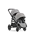Baby Jogger City Select LUX Double Stroller | Includes Second Seat | Double Baby Stroller with All-Terrain Tires | Quick Fold Stroller, Slate