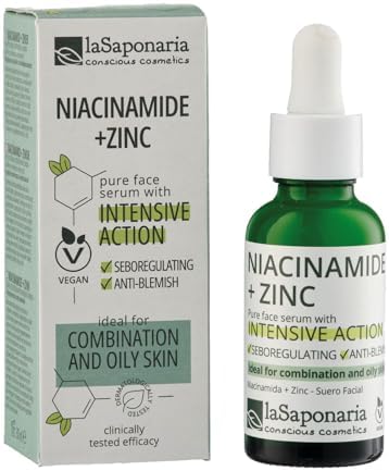 La Saponaria | Sérum Facial Bio con Niacinamida y Zinc – Seborreg...