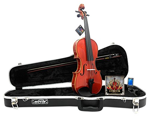 D'Luca PROV-CA400-34 Strauss 400 Concerto Violin 3/4 with SKB Molded Case, Strings