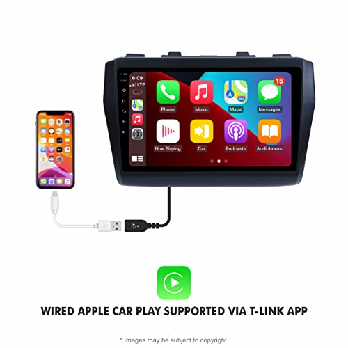 Image of 9 Inches Advanced Car Radio Receiver Android 10 System for Maruti Suzuki New Swift with 2GB /16GB RAM & ROM with Apple Carplay and Android Auto