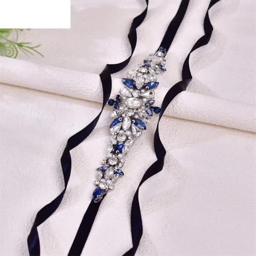 Bride Belts With Silver Wedding Waist Appliques For Bridal Women Ladies Dress Gown Decoration3