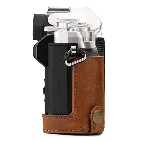 Funda de cuero para cámara Olympus OM-D E-M10 Mark III miniatura 5