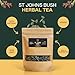 Rich Sol Foods St. John’s Bush Hormone Balance tea for Women, Menstrual Cramp Relief, PCOS and Fibroid Support, Fertility Supplements for Women, Loose-Leaf Herbal Tea, 44g