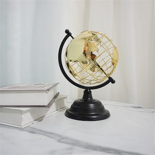 Monde globes décoration de table métal pour sublimer un meuble vide