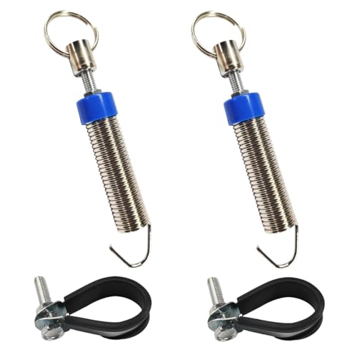 2PCS Car Trunk Lid Metal Spring, Adjustable Automatic Lifting Spring Device, Stainless Steel Car Trunk Boot Lid Opening Tool, Lifting Opening Accessory Universal for Remote-Controlled Auto Lids