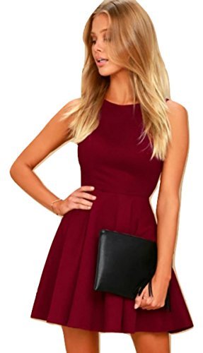 maroon backless dress