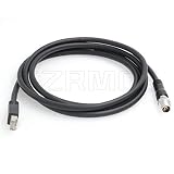 Longitud del cable: 60 cm. SZRMCC M12 - Cable blindado para cámara Industrial (8 Posiciones, Macho a RJ45 Ethernet, Cat-6)