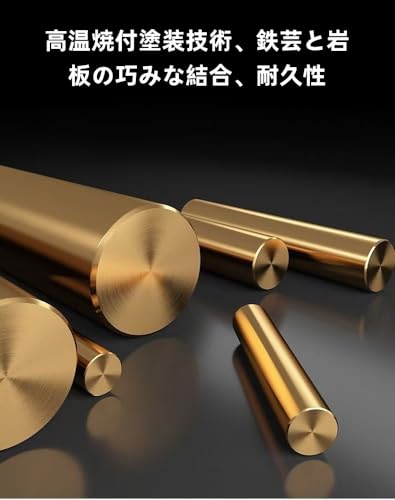 Kivrona スツール 丸型 北欧風 鉄製 パイル張り 高反発クッション スタッキング収納 滑り止め付き 座り心地 組立簡単 来客用 食堂 オフィス 会議室 玄関 (ベージュ) [4]