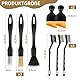 Auto Reinigung Pinsel Set, 8 Stück Auto Detailing Pinsel, Auto-Fugenreinigungsbürste, Auto Innenraum Reiniger Bürste Set Staubentfernungsbürste für Auto Innenraum, Motorrad, Alufelgen, Möbel