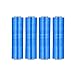 PSBM Blue Stretch Wrap, 4 Pack, 18 Inch x 1500 Feet, 63 Gauge, Tinted/Transparent Hand Stretch Film Rolls for Packaging Moving Packing Pallets
