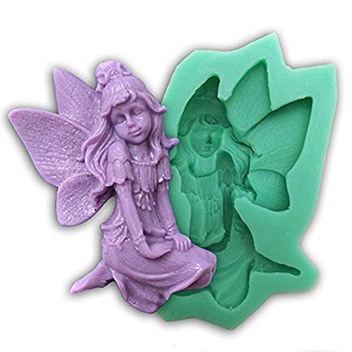 Fairy Silicone Mold for Cake Decorating Angel Style Fondant Cake Chocolate Mould Baking Tools F0246TS