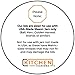 Kitchen Charisma Wooden 4 Mason Jar Lids Wide Mouth (Acacia Wood) - Custom Molded Screw Top Mason Jar Lid Set Storage Lids for Ball Jars Only