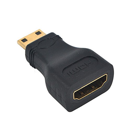 Adaptador Conector HDMI Hembra a Mini HDMI C Macho miniatura 3