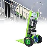 Carrello saliscale elettrico Carrello per lo spostamento di 450 kg Carrello saliscale pieghevole per carichi pesanti Carrello a mano Carrello saliscale alimentato a batteria per mobili Logistica fam~/