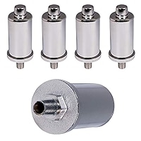 Midline Steam Radiator Air Vent – 1/8" MIP, Angle Adjustable, Chrome Plated Steel (5 Pack)