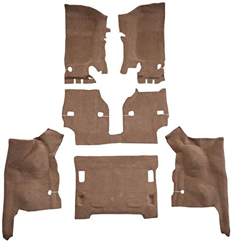 Acc Automotive Carpet Compatible with 2 Door 2011 to 2018 Jeep Wrangler, Complete Kit (801-Black Plush Cut Pile)