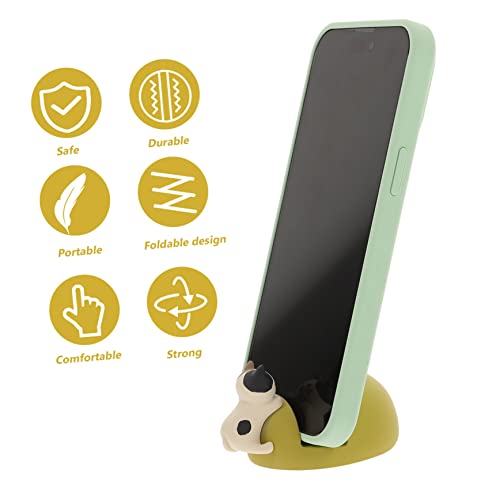 Ciieeo Animal Mobile Phone Holder Tablet Car Holder Japanese Decor Office Decore Tablet Stand Desktop Tablet Holder Resin Cat Statue Desktop Cellphone Holder Tabletop Adornment Telephone #TOP7