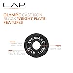 CAP Barbell 2-Inch Olympic Cast Iron Plate Weight Set | 75-285 lbs | Multiple Options - Image 3