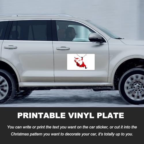 Image of Wevdn 2 PCS 17''x12'' Blank Magnets, Rounded Corners Flexible Car Door Magnets Signs, Blank Magnet for Vehicle to Advertise Business & Prevent Scratches Dents, Car Accessories