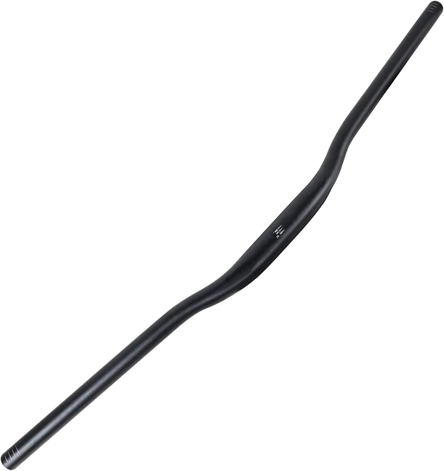 Fat-Cattie Mountain Bike Riser Handlebar, Aluminum Alloy MTB Handlebar, 31.8mm Diameter, 720mm Wide Bicycle Bar (25° Riser 720mm) : Sports & Outdoors