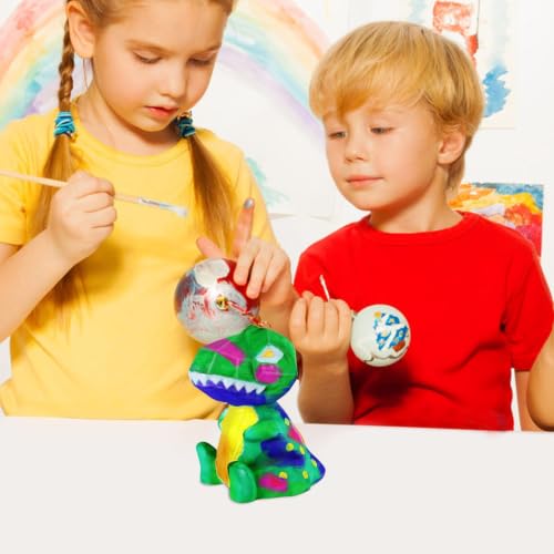 Lámpara de dinosaurio para pintar niños kit manualidades infantiles 7