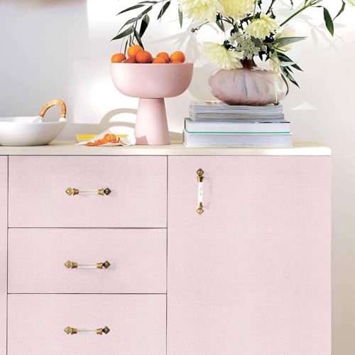 lenify Pink Peel and Stick Wallpaper Grasscloth Paper 15.7in x 393.7in by lenify - Used condition - Image 5