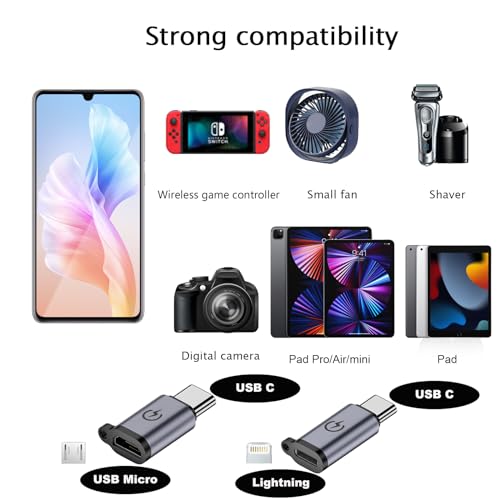 Adaptateur USB C vers USB et micro USB pour résoudre vos problèmes de câble - 5