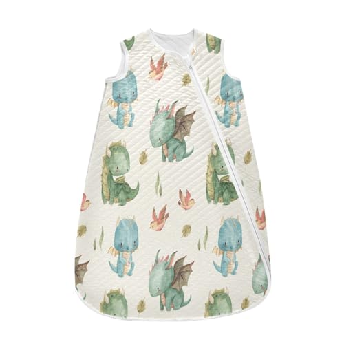 Image of Kigai Baby Sleep Sack Cute Dragon Unisex Wearable Blanket Sleeping Bag Soft Swaddle Transition with 2-Way Zipper