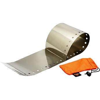 Titanium Windscherm Voor Brander