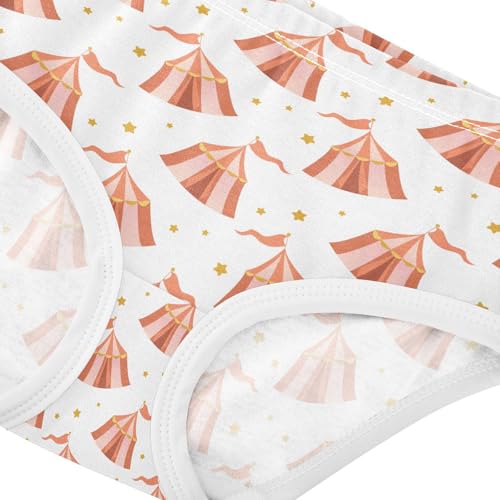 Girls' Underwear Circus Tents Cotton Stretch Comfort Toddler Panties4