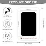 CNMTCCO Pfotenabdruck Set Hund, 4 Stück Fußabdruck Baby, Berührungsloses Baby Abdruckset, Baby Erstausstattung Neugeborene