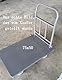 Bai You Mei Transportwagen Klappbar Plattformwagen Schwerlastwagen 300kg Tragkraft Industriewagen Handwagen Sackkarre Trolley, Transporthilfe Wagen mit Rollen ziehwagen Magazinwagen (75x50cm)