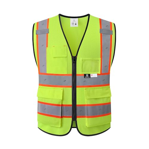 Image of Safety Vest for Men Women Reflective Construction Vest