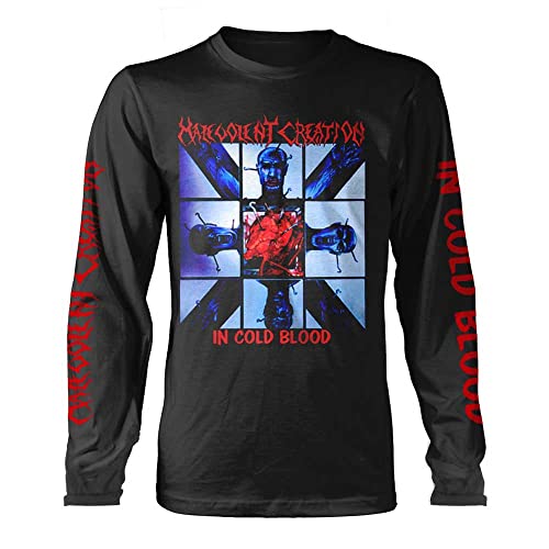 T-shirt Malevolent Creation noir imprimé graphique manches longues robuste - 4
