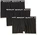 GANT Herren Essential 3-pack Trunk Ctn Str boxer shorts, Schwarz (Black 5), M EU