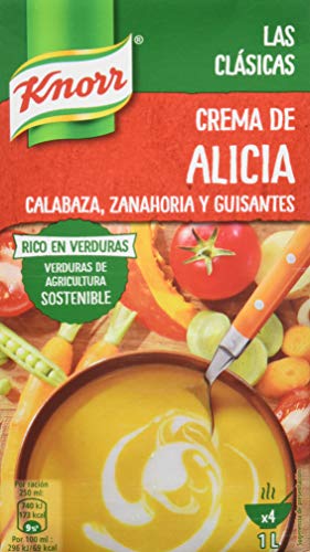 Knorr Crema - Alicia Calabaza, Zanahoria y Guisantes sin Conservantes ni Colorantes...